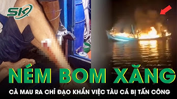 Cà Mau Ra Chỉ Đạo ‘Nóng’ Khắc Phục Việc Liên Tiếp Tàu Cá Bị Tấn Công, Ném Bom Xăng Trên Biển | SKĐS