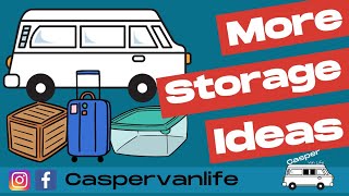 VW T5 Camper Van Storage Ideas  DIY & Purchased