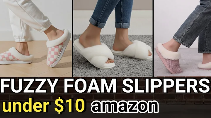 🔥10 BEST SELLING FUZZY FOAM SLIPPERS UNDER $10 FOR FALL 2025 ON AMAZON | Model try on haul