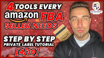 4 Must-Have Tools for Starting an Amazon FBA Business