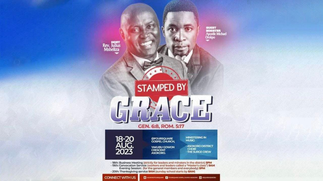 Stamped by Grace Pt 2 - Apostle Michael Orokpo