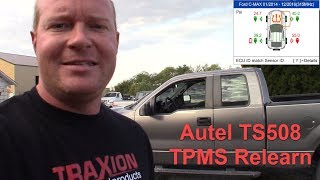 2014 Ford F150 TPMS Programing with Autel TS508