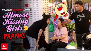 ALMOST KISSING GIRLS PRANK (GONE WRONG!) | TUKOMI