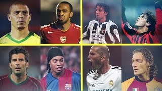 Legendary Old Football Skills Show - Ronaldo,Dinho,Totti,Henry,,Kaka,Zidane \& more! | HD