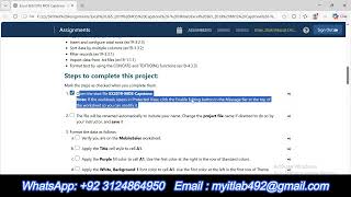 Excel 365 2019 MOS Capstone | Excel 365/2019 MOS Capstone | EX2019-MOS-Capstone