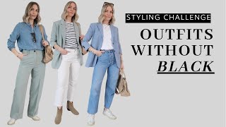 Minimalist spring looks WITHOUT black | spring capsule wardrobe