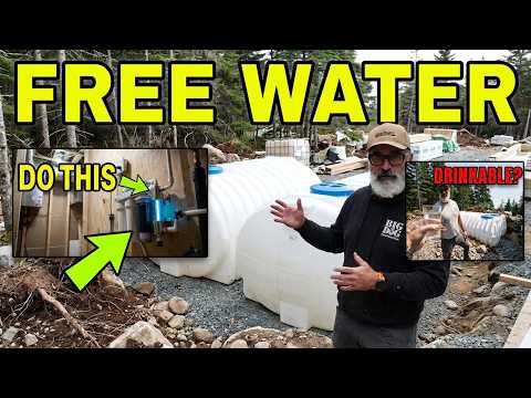 Harvesting Rainwater? Drinking water, Blower Door testing, and closing out this project!