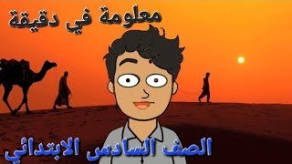 كيف تعامل المشركين مع الرسول في بداية البعثة / معلومة في دقيقة / الصف السادس الابتدائي