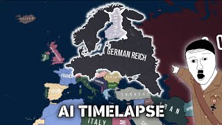 HOI4 But GERMANY Already Achieved The LEBENSRAUM In 1936 [HOI4 AI Timelapse]