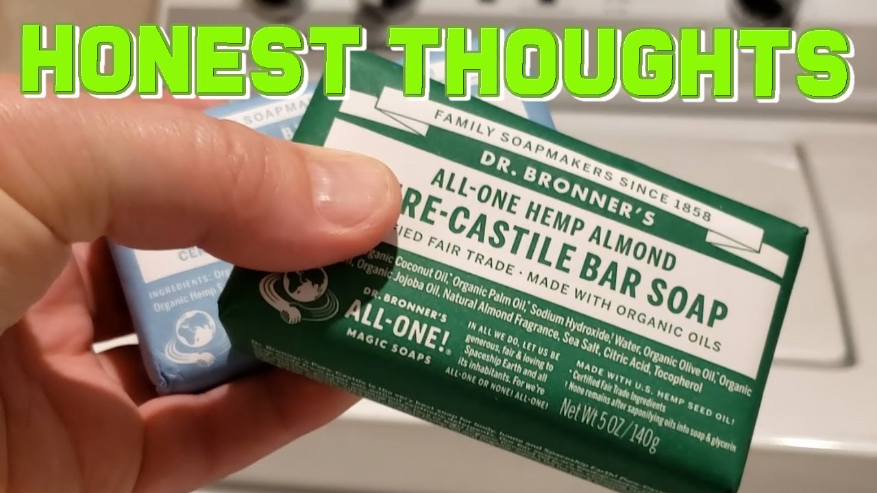 Dr. Bronner's Pure-Castile Bar Soap, All-One Hemp Almond - 5 oz