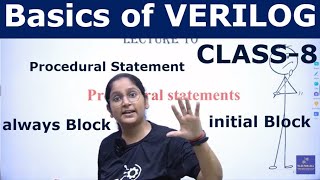 Famous Basics of VERILOG | Procedural Statements - always & initial Block Declaration & Examples | Class-8 Wealth