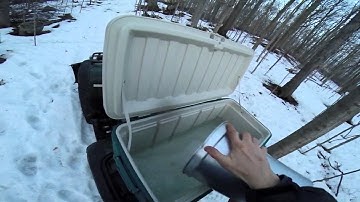 Collecting Maple Sugar Sap at High Speed!