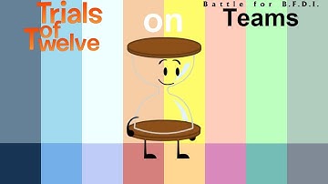 If Trials of Twelve Characters were on BFB Teams