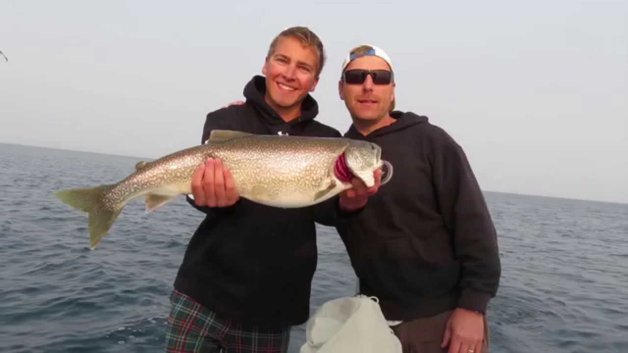 Lake Huron Lake Trout Downrigging! FASTFishingHD YouTube