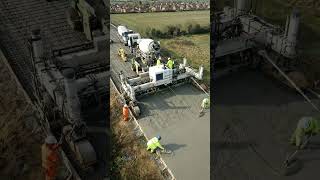High-Speed Ballastless Track Construction #heavycivil #timelapse #architecture #construction
