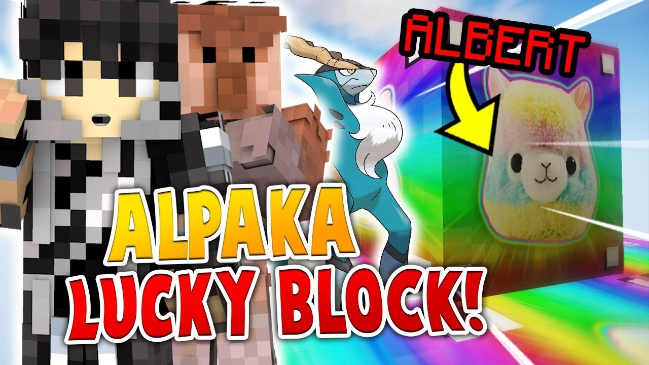 ZŁOTA KOZA! - ALPAKA ALBERT PIXELMON LUCKY BLOCK /w Diabeuu
