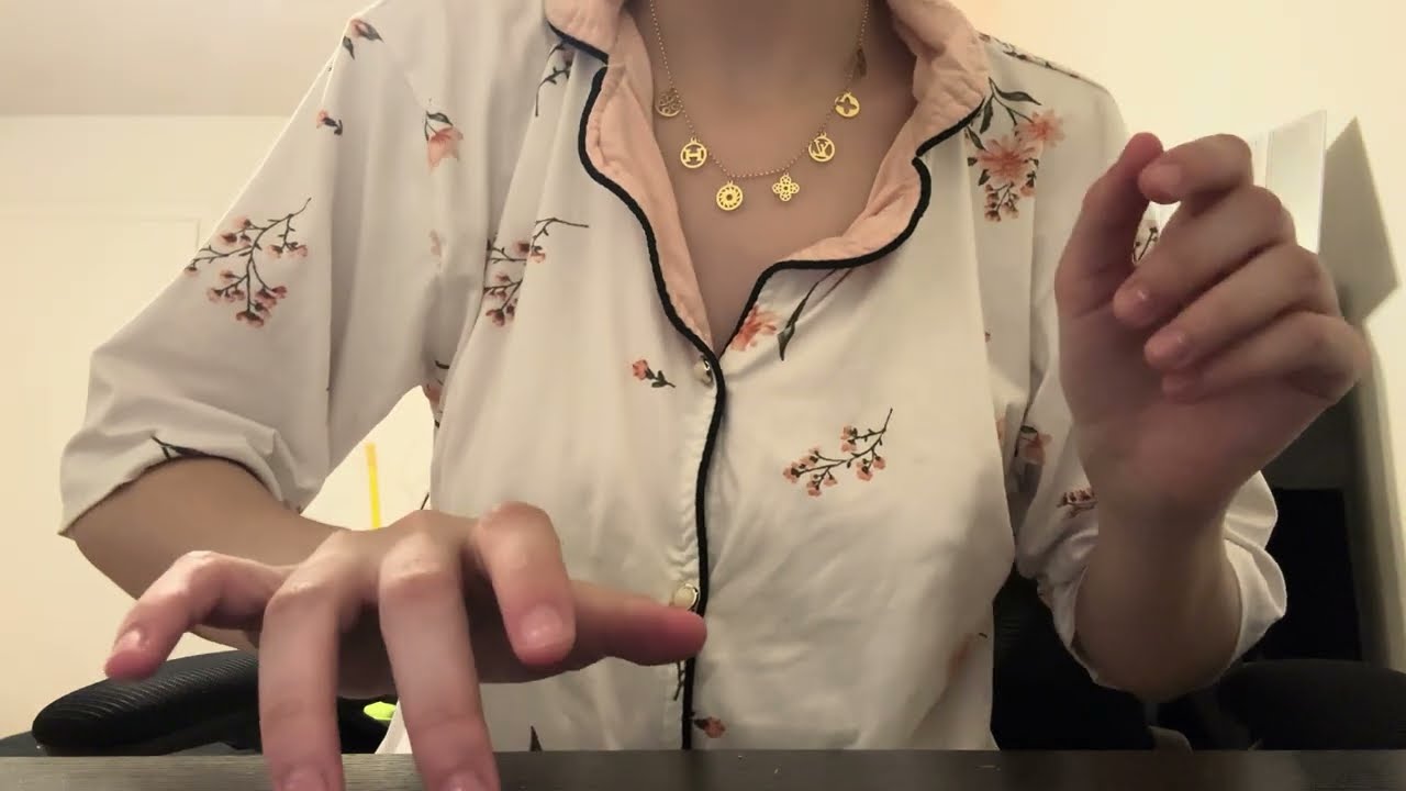 ASMR Tickle tickle and heavy breathing