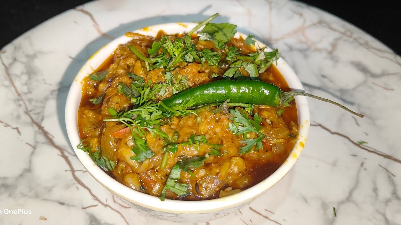 Began ka bharta masala began bengan ka bharta 