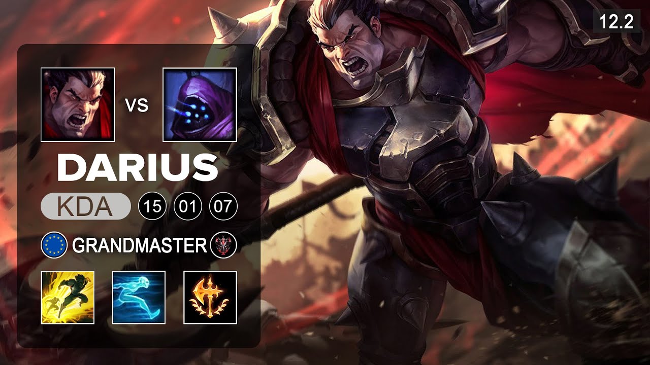 Darius Top vs Jax - EUW Grandmaster - Season 12 Patch 12.2
