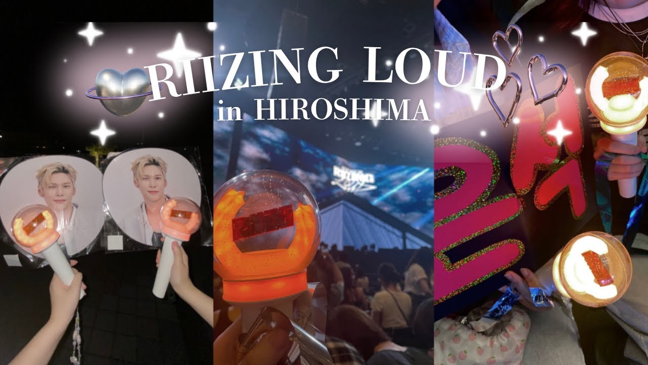 アリーナAブロで激近大優勝のRIIZE広島公演🎶アプグレ席2days🍀BRIIZE VLOG/브리즈브이로그☆。.:＊・゜