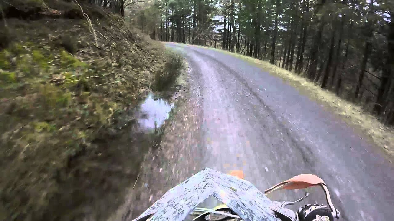 Brechfa rally special test 2015 rider Andy Myers No 27