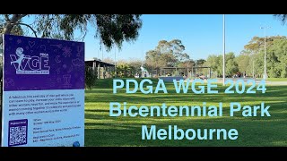Women’s Global Event Melbourne 2024 at Bicentennial Park disc golf. Chelsea, Melbourne, Australia.