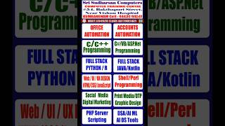 special coaching for computer languages C/ C++/ python / Java / JavaScript coding