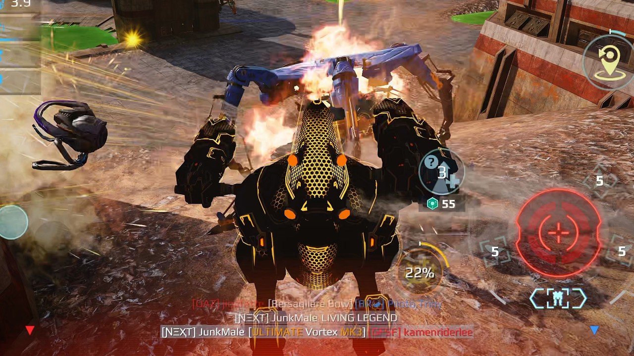 UE Vortex Scorpion sneaks into the lineup | War Robots gameplay