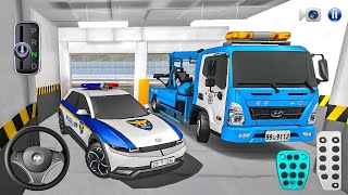 Tow Truck And Police Car Funny Driver in Parking Game - 3D Driving Class 2024 - Android gameplay screenshot 3