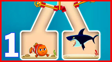 Hero Rescue Fish - Gameplay Walkthrough Part 1 - All Levels (Android,iOS)