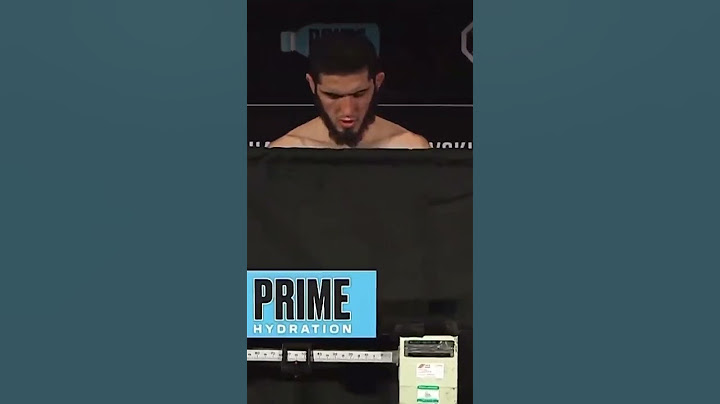 O Momento Tenso Na Pesagem De Islam Makhachev Antes Do UFC 284