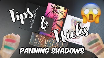 Tips & Tricks to Panning Eyeshadows | WHAT I LEARNED TO BE SUCCESSFUL & NOT GET BORED