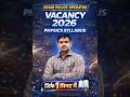 Bihar Police Constable Operator Physics Syllabus 2026 | Bihar Police Operator Exam Syllabus 2026