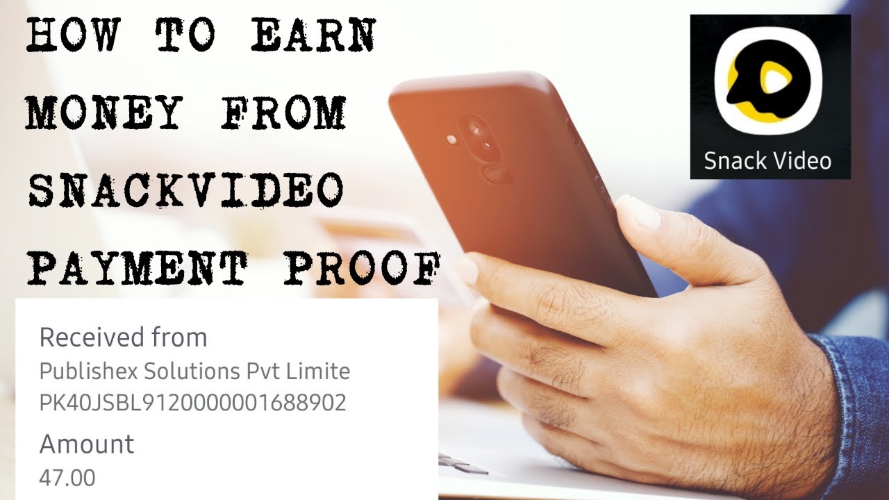 How To Earn Money From SnackVideo|Snack Video Payment proof | Snackvideo Create Account |Kashif Tech