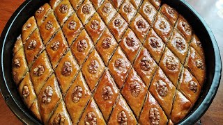 Paxlava.kövrək,Bəyənmə Zəmanətli̇ Qozlu Paxlava Resepti̇ərbaycan Mətbəxi̇.