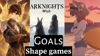 How Goals Shape; Genshin Impact, Arknights and Blue Archive