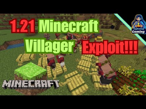 1.21 Bedrock/ Java villager exploit!!! Minecraft 2024. - YouTube