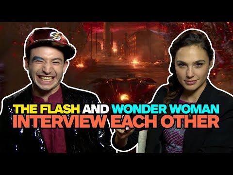 Wonder Woman and The Flash Interview Each Other