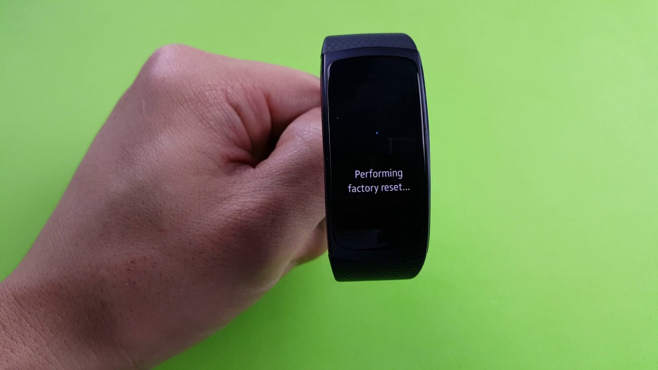 Samsung Gear Fit 2: How to Factory 