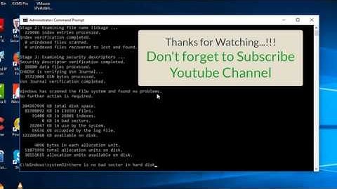 How to Check Bad Sectors in Hard Disk Windows 10