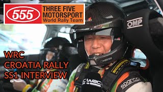 WRCクロアチアラリー SS1インタビュー /WRC Croatia Rally 2022 - SS1 Interview