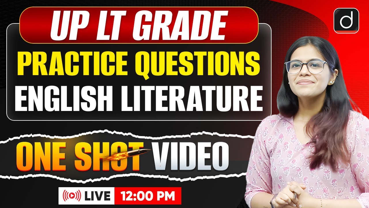 UP LT Grade English Literature | Practice Questions | Drishti Teaching Exams