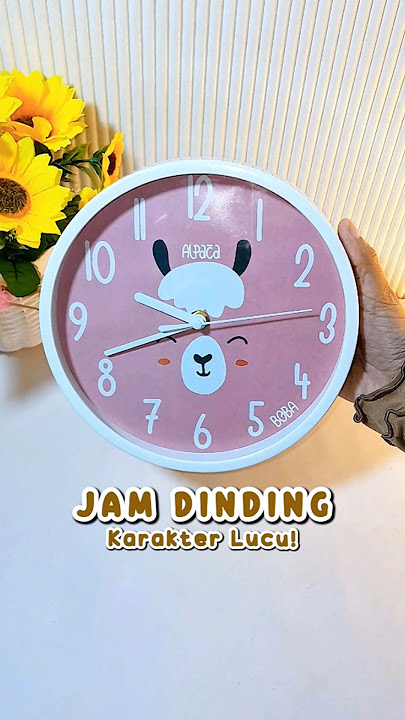 Rekomendasi Jam Dinding Karakter Lucu Aesthetic! #jamdinding #jamdindingmurah #jamdindinglucu #fyp