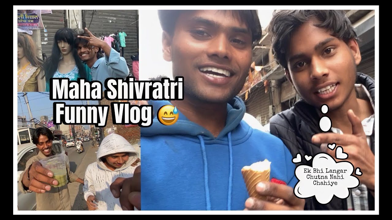 Maha Shivratri Funny Vlog😅 Ludhiana #funny #vlog 