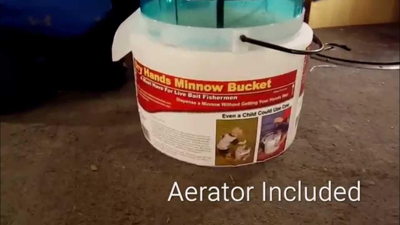 Dry Hands Minnow Bucket SD, ND, and MN distributor YouTube