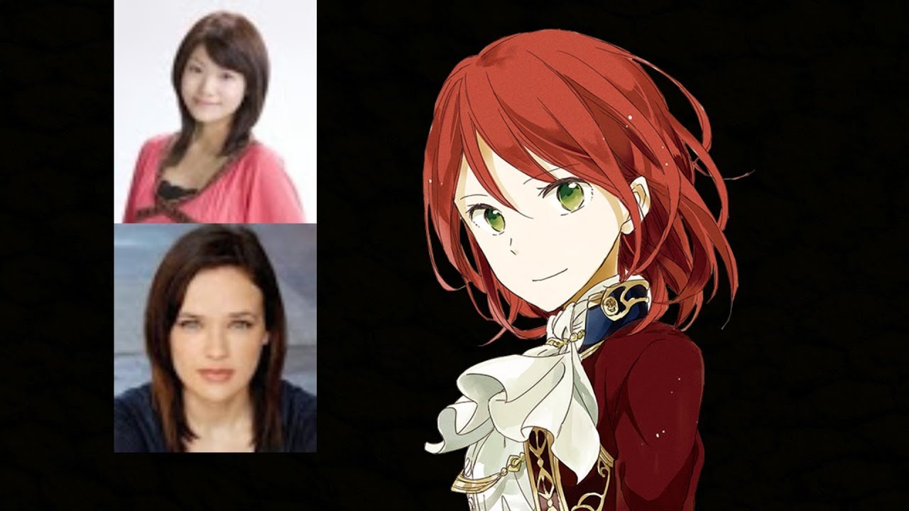 Anime Voice Comparison- Shirayuki (Snow White With The Red Hair) - YouTube