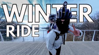 Winter Bike Ride With The Burley Travoy Trailer