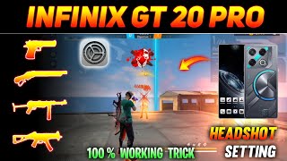 Free Fire Headshot Setting [ OB53 ] || infinix Gt 20 Pro 5G Sensitivity Setting ⚙️ Free Fire 🔥
