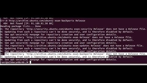 Ubuntu 19.10 : The repository 