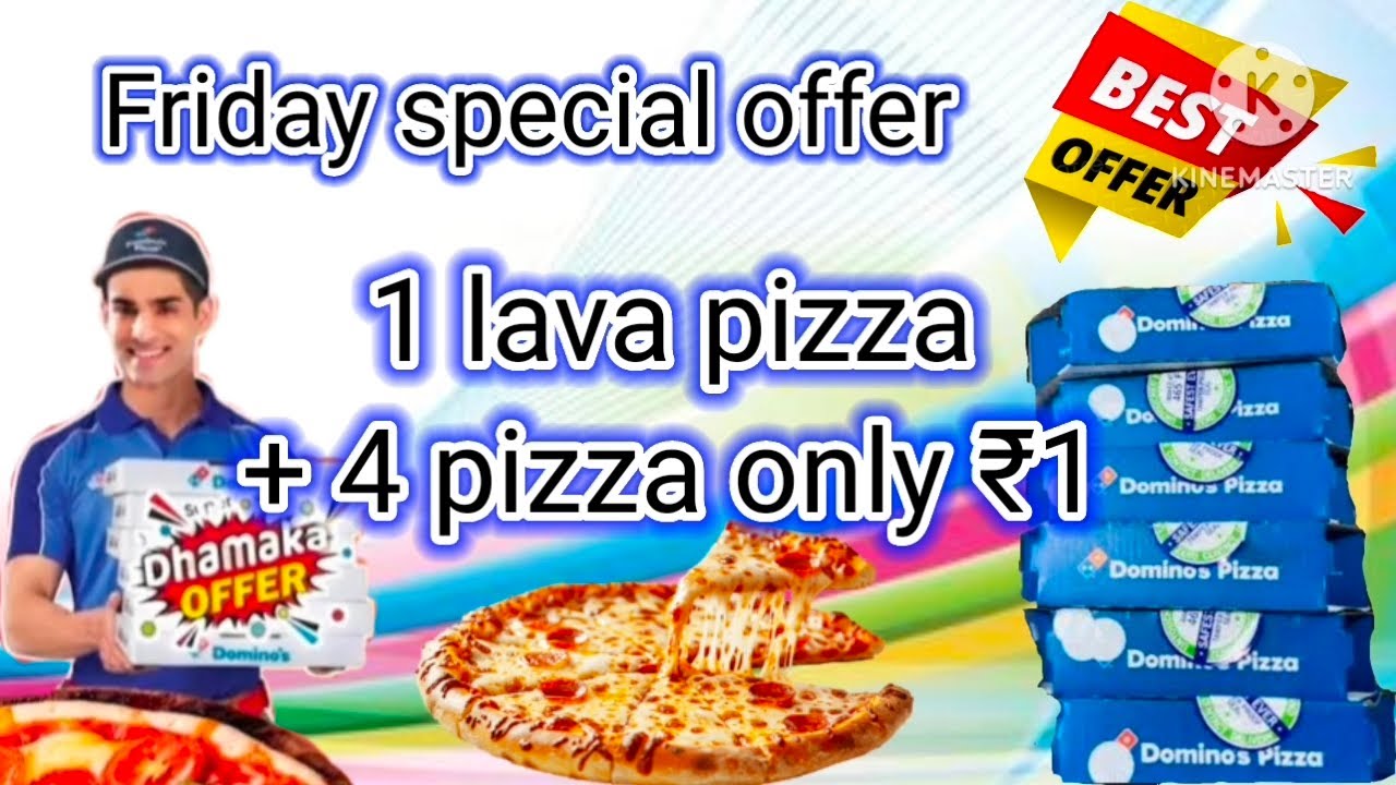 1 Lava pizza+ 4 pizza only ₹1|Domino's coupon code today|coupon code|special coupon code 